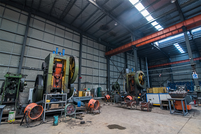 北宁网架配件-锥头加工车间